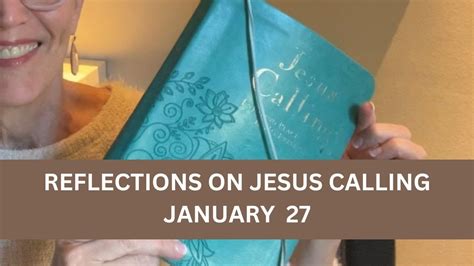 jesus calling january 27 2024|jesus calling youtube.